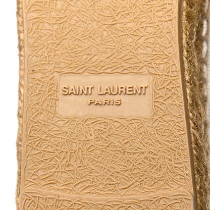 Saint Laurent Canvas Elba Espadrilles 39.5 Sweet Cream 9 of 12