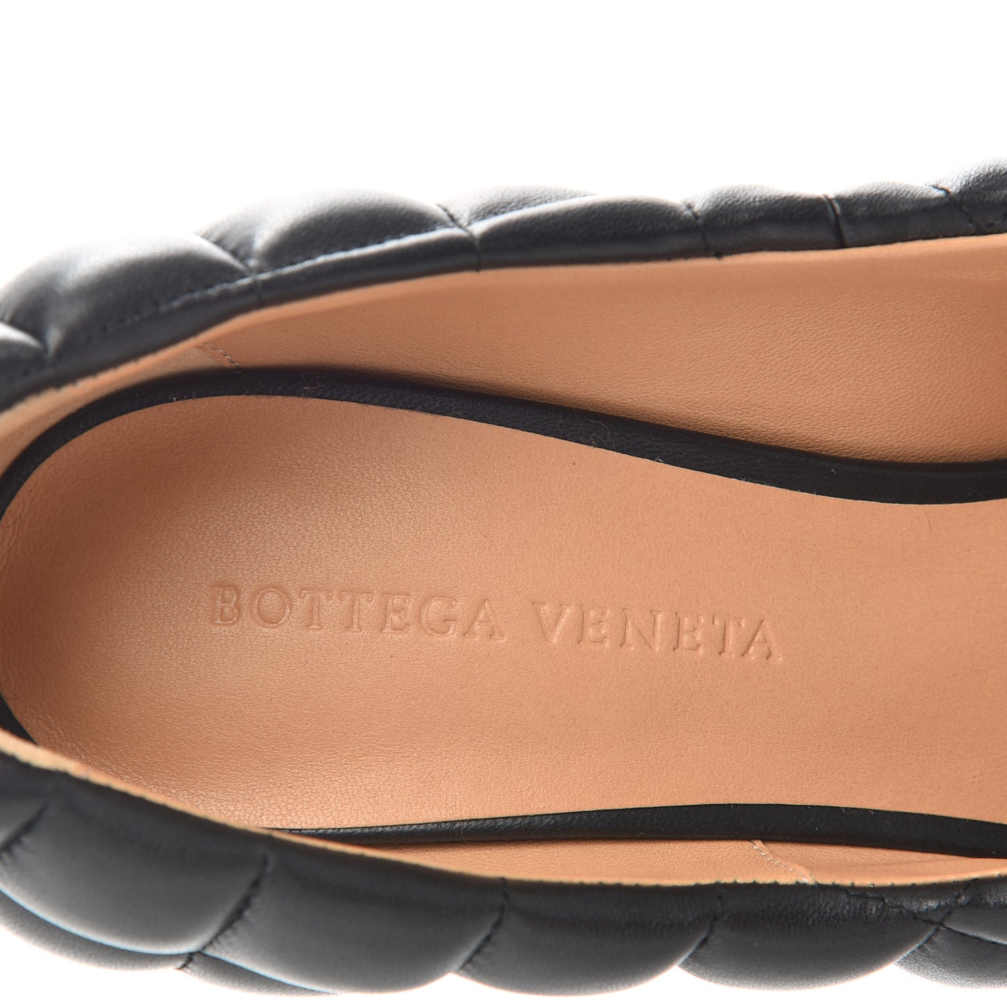 Nappa Matelasse Captoe Pumps 37 Black