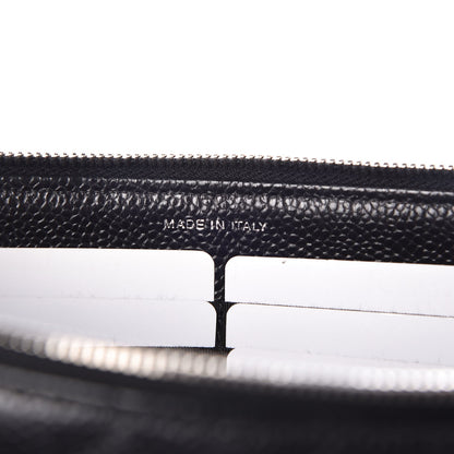 Chanel Caviar Quilted Large Zipped Clutch Black 9 of 10