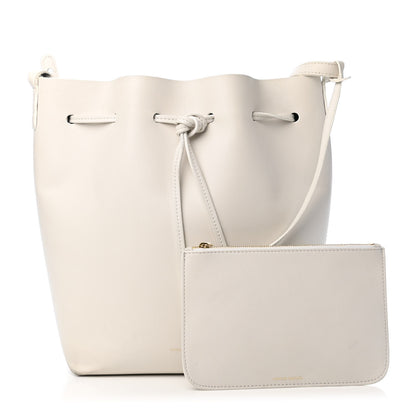 Mansur Gavriel Calfskin Bucket Bag White 1 of 4