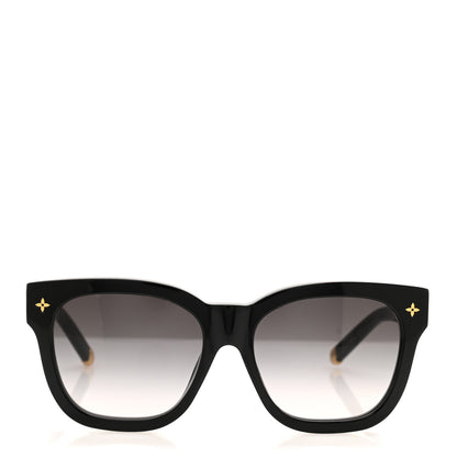 Louis Vuitton Acetate My Monogram Square Sunglasses Z1523E Black 2 of 8