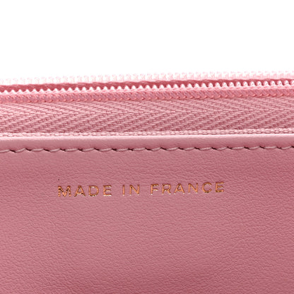 Chanel Caviar Quilted Wallet on Chain WOC Light Pink 7 of 12