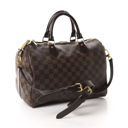 Louis Vuitton Damier Ebene Speedy Bandouliere 30 3 of 21