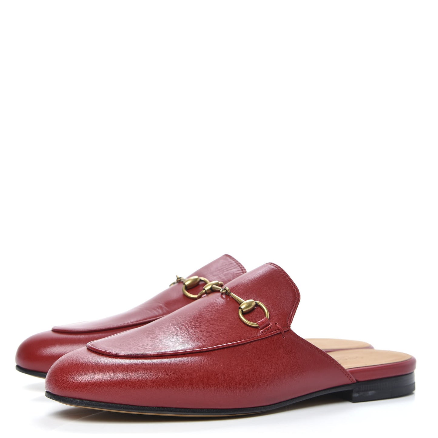 Malaga Kid Womens Princetown Slippers 38 Hibiscus Red