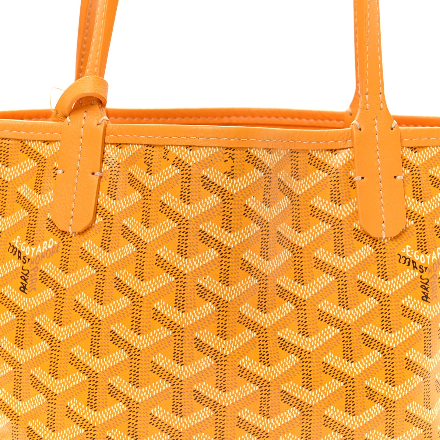 Goyardine Reversible Mini Anjou Yellow
