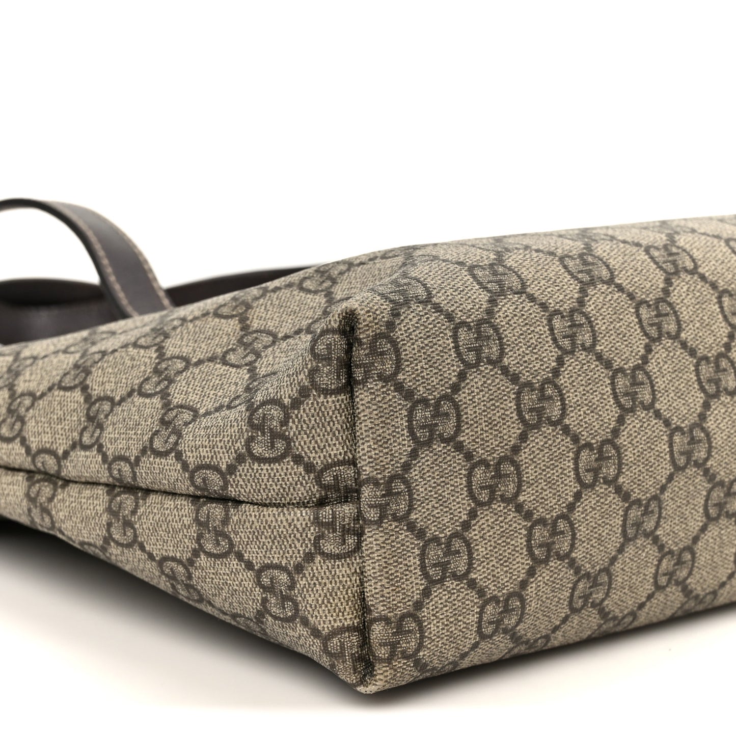 GG Supreme Monogram Small Joy Tote Dark Brown