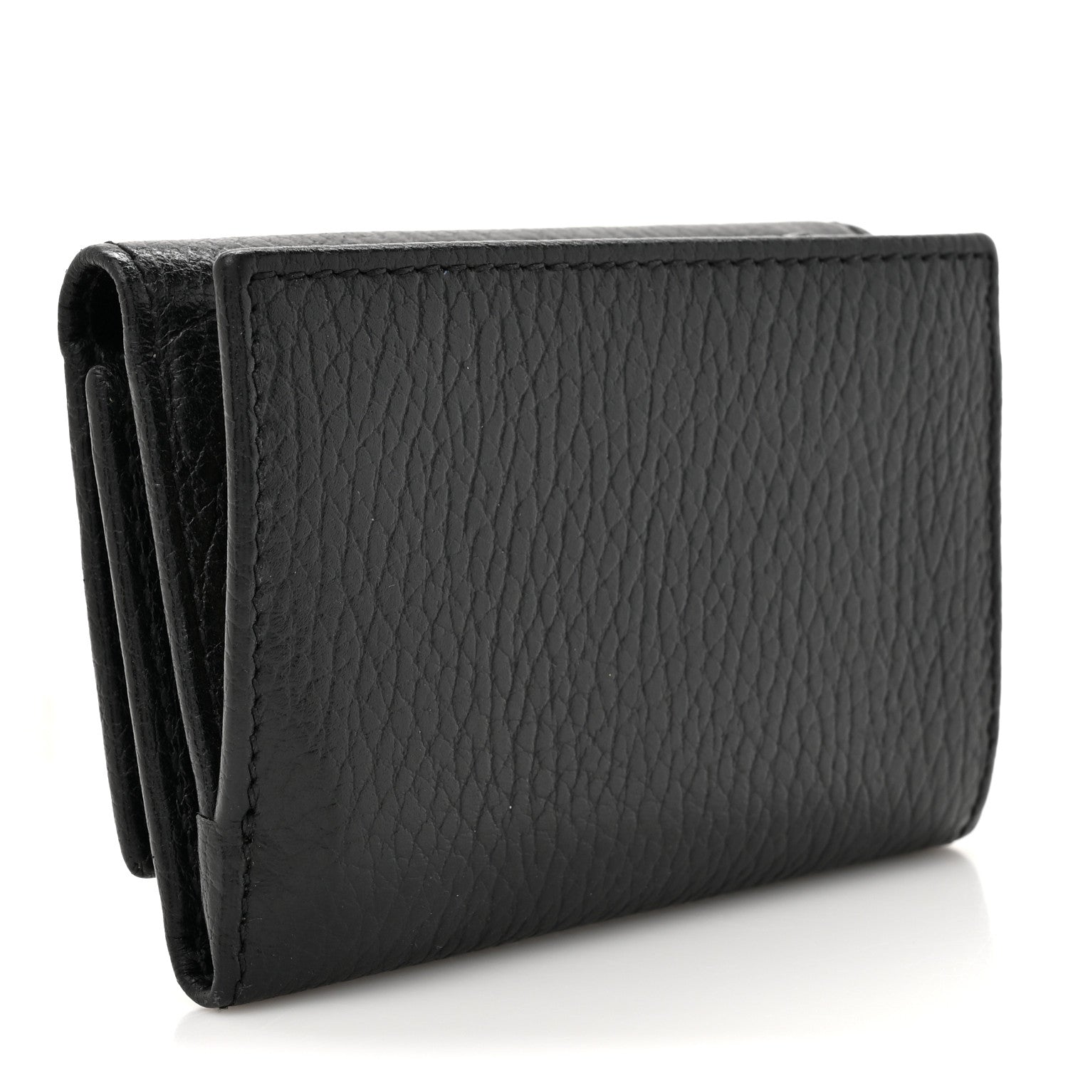 Gucci Dollar Calfskin GG Marmont Wallet Black 3 of 11