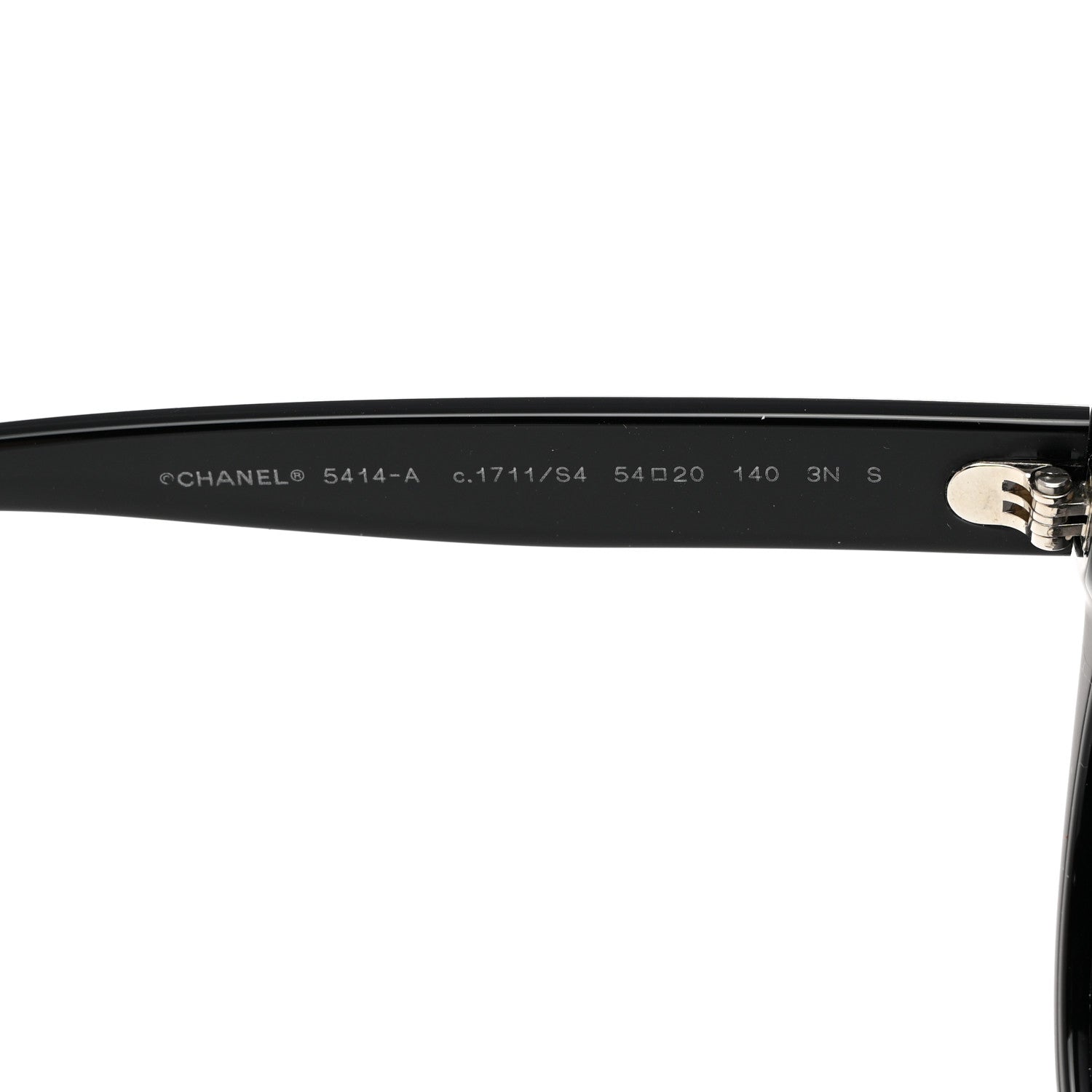 Chanel Acetate CC Butterfly Sunglasses 5414-A Black 5 of 8