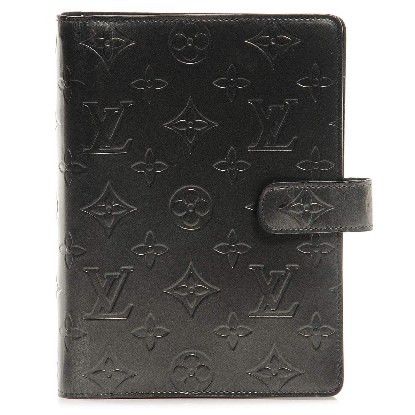 Mat Monogram Medium Ring Agenda Black