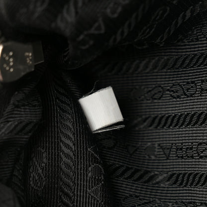 Prada Nappa Padded Signaux Triangle Crossbody Black 7 of 12