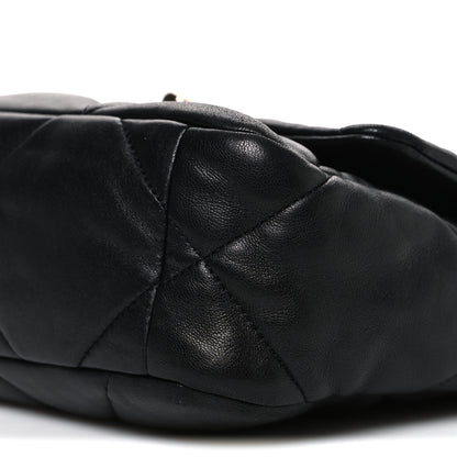 Chanel Lambskin Quilted Medium Chanel 19 Flap Black 10 of 10