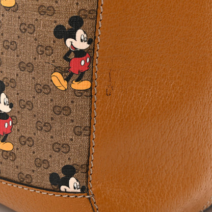 Gucci X DISNEY Mini Vintage GG Supreme Monogram Mickey Mouse Large Shopping Tote Beige Vintage Sun Oil 11 of 11