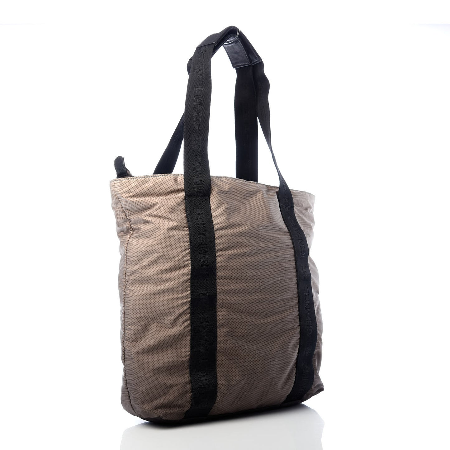 Nylon Ombre Sport Tote Grey Black