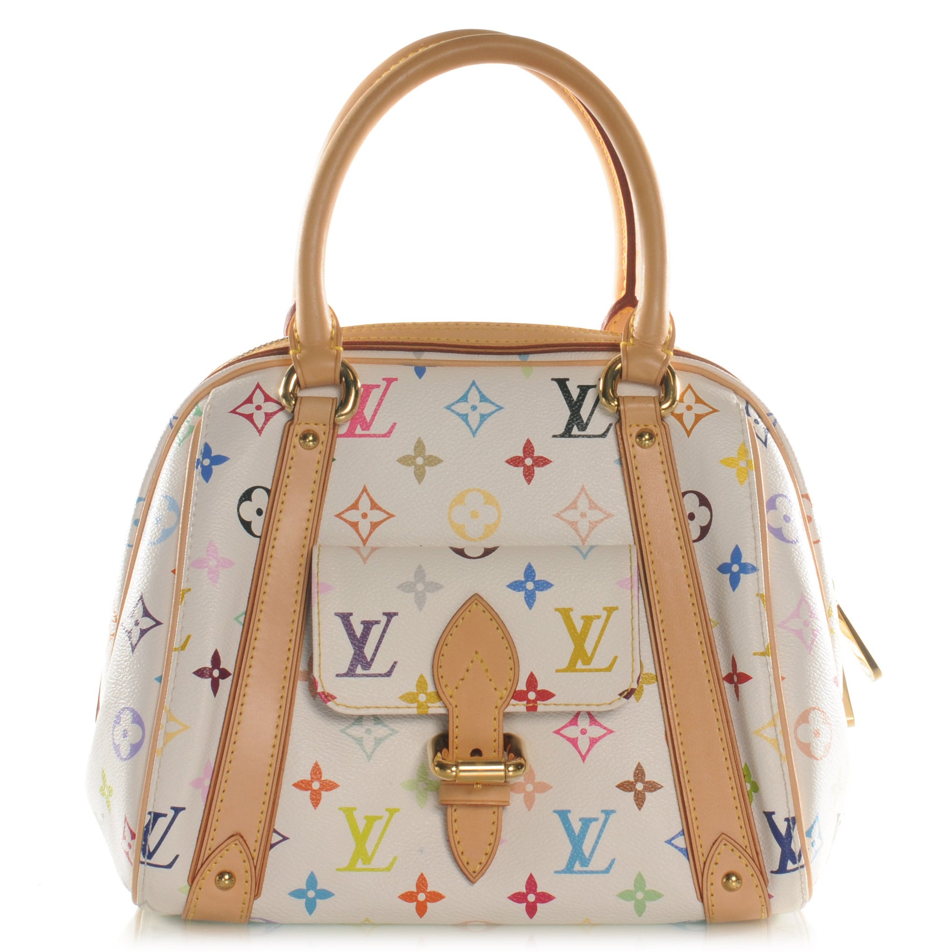 Louis Vuitton Monogram Multicolor Priscilla White 1 of 6