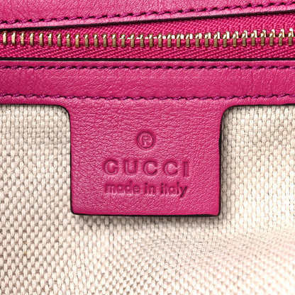 Gucci Vernice Naplack Medium Soho Shoulder Bag Bright Bouganville 6 of 12