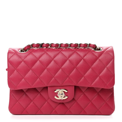 Chanel Caviar Quilted Small Double Flap Dark Pink 1 of 4