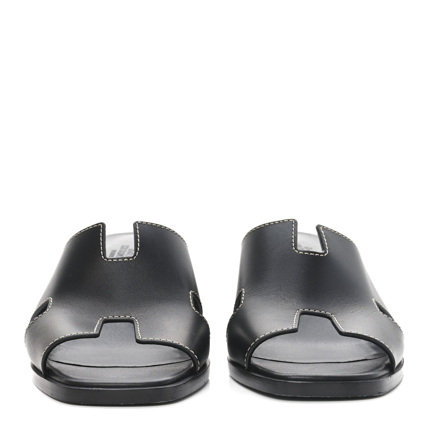 Calfskin Helia Sandals 37.5 Black