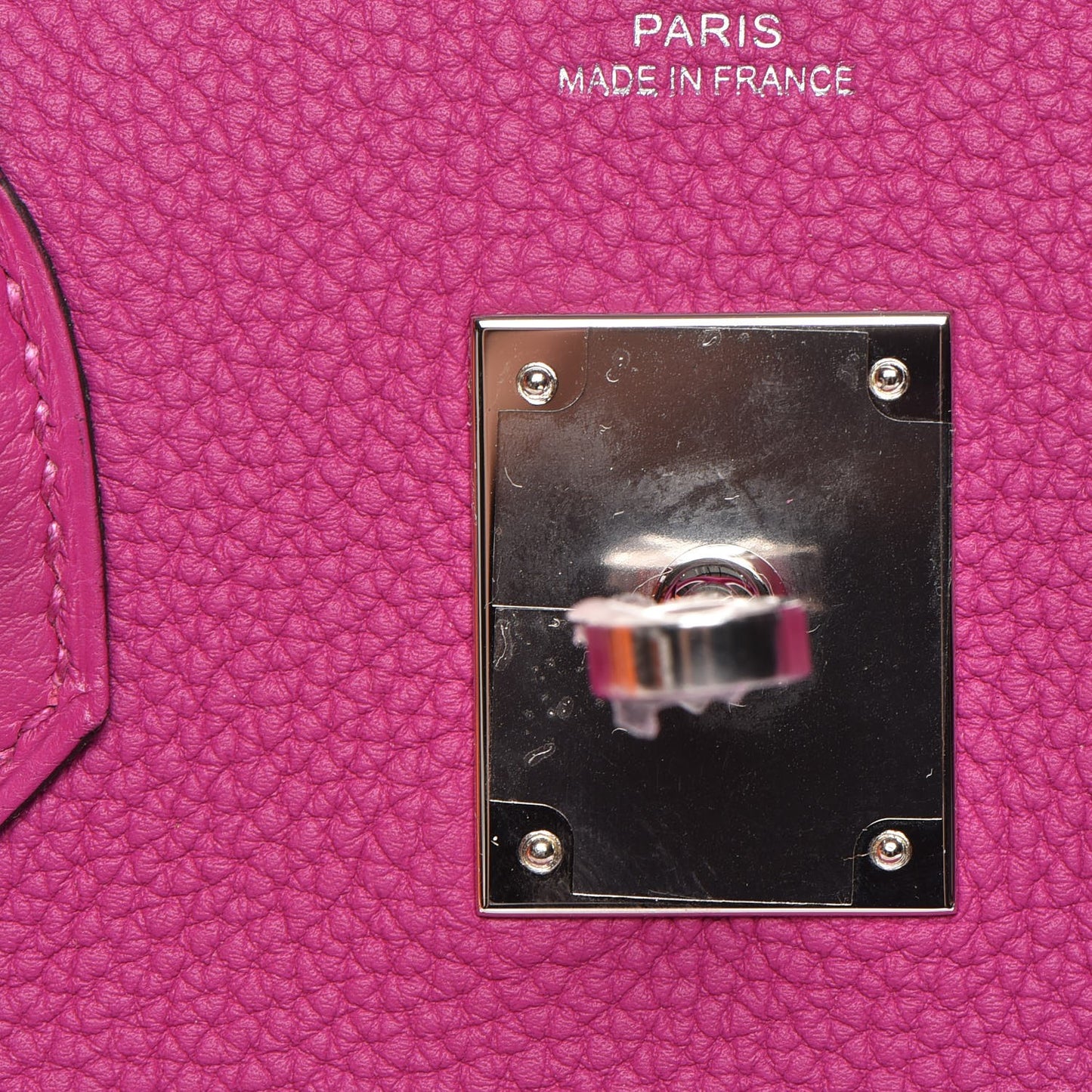 Togo Birkin 30 Rose Pourpre