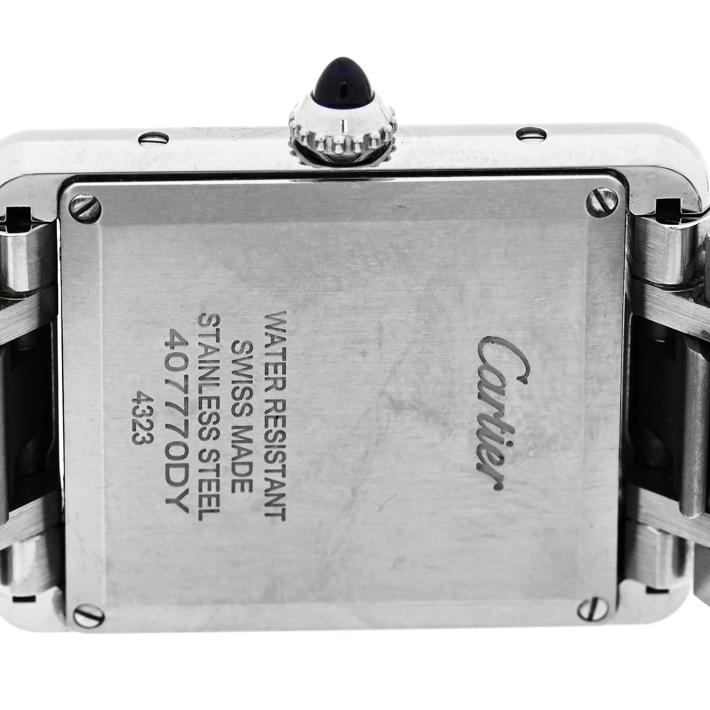 Stainless Steel 25mm Must de Cartier Tank Quartz Watch