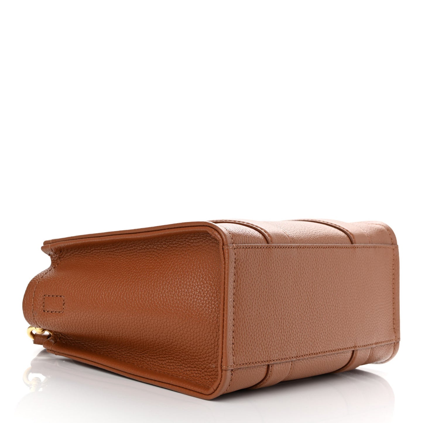 Grained Calfskin Small The Tote Bag Argan Oil
