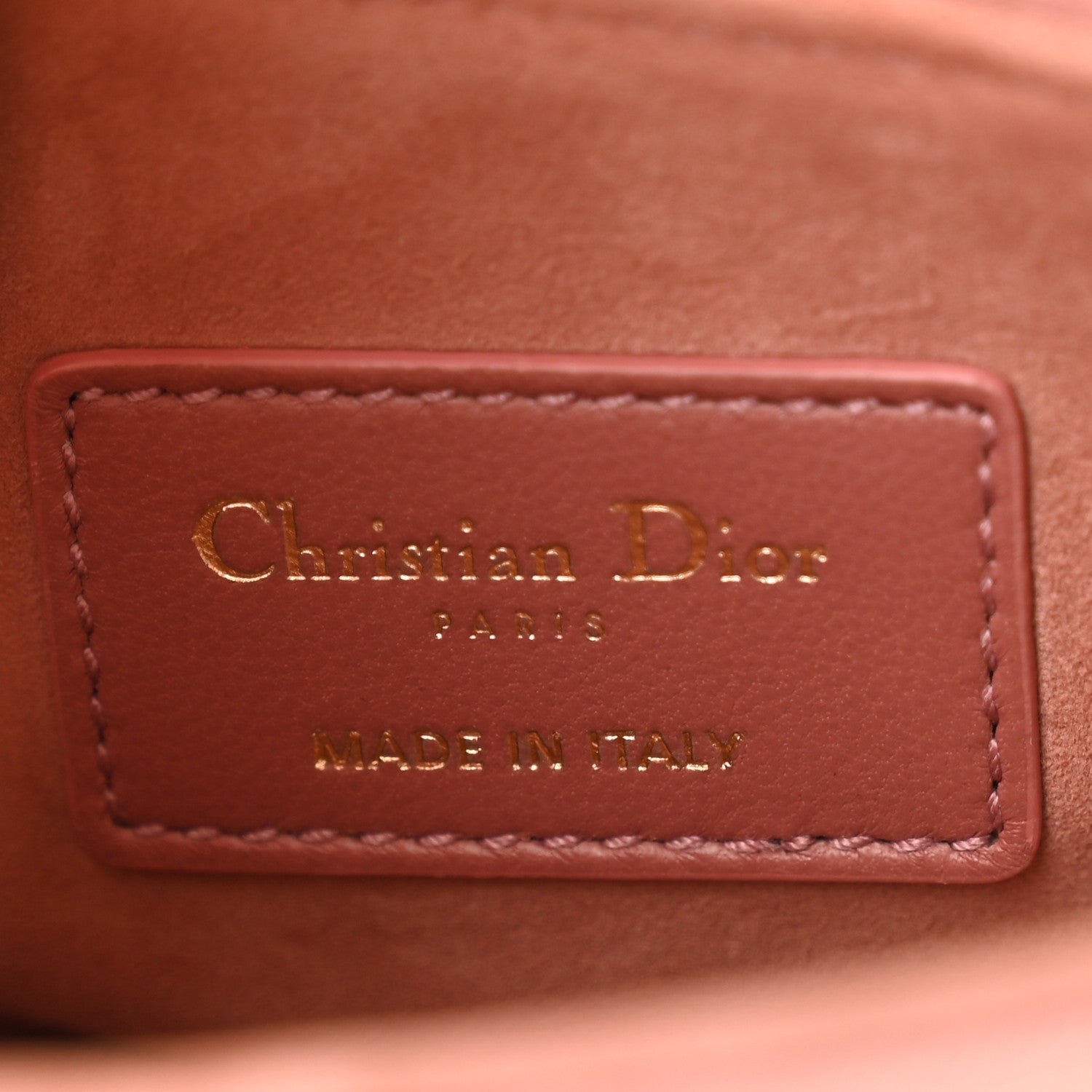 Christian Dior Velvet Crystal Mini Saddle Bag Pink 6 of 10