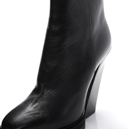 Jimmy Choo Calfskin Madra 130 Ankle Booties 37.5 Black 8 of 10