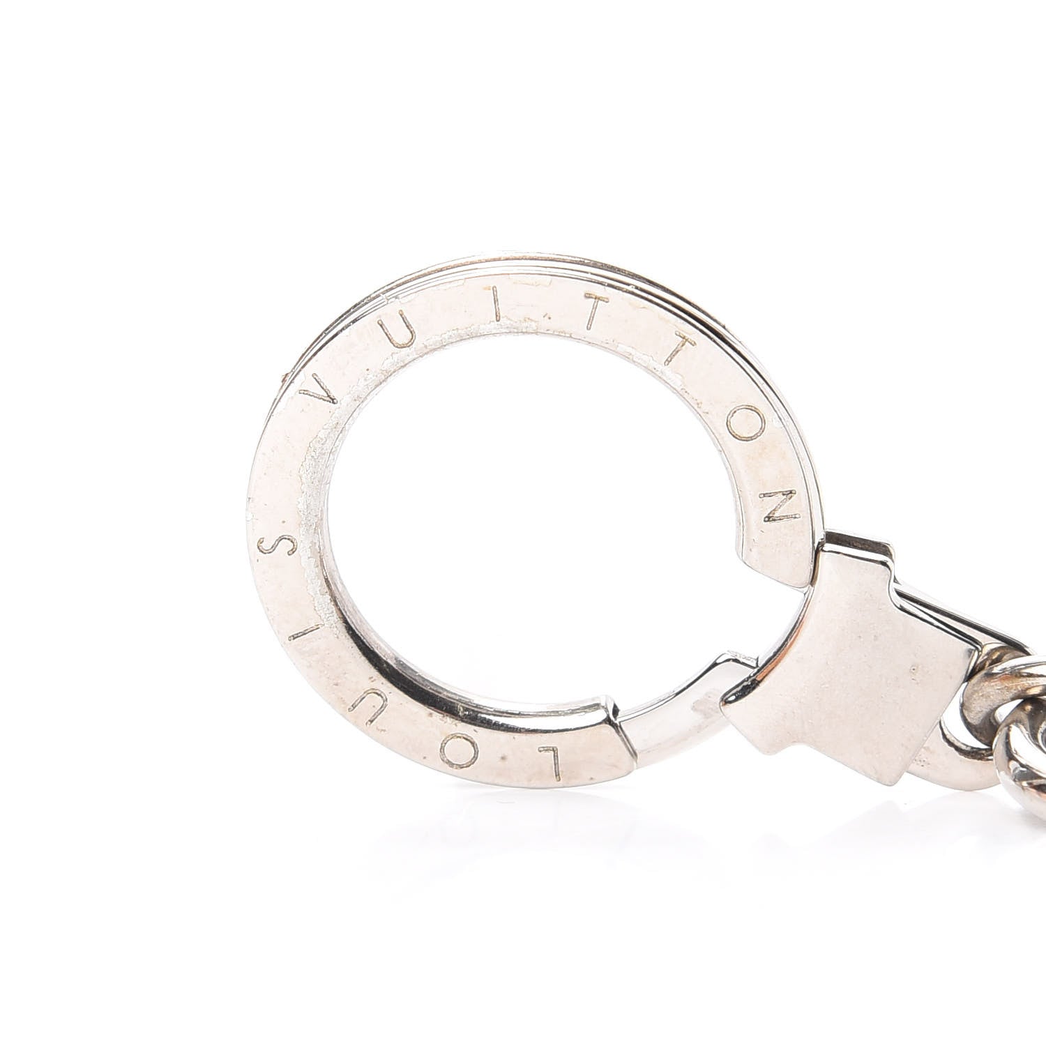 Louis Vuitton LV Facettes Bag Charm Key Holder Silver 3 of 6