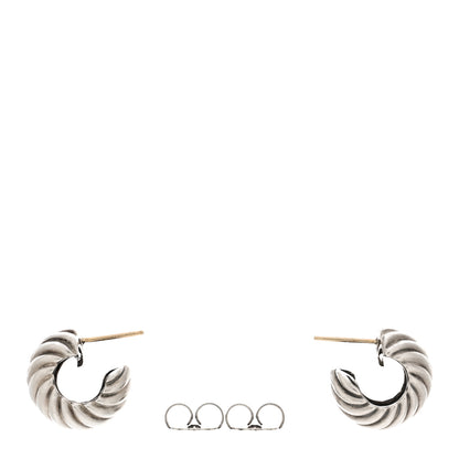 David Yurman Sterling Silver Cable Classics Hoop Earrings 3 of 4