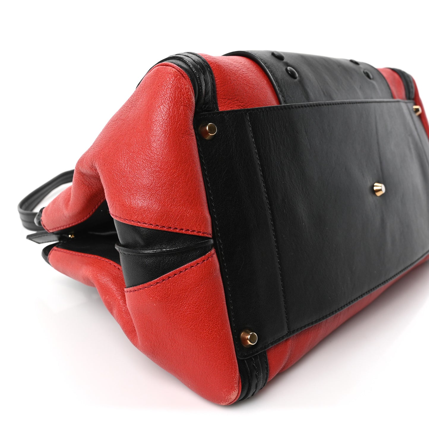 Calfskin Alice Satchel Holly Berry