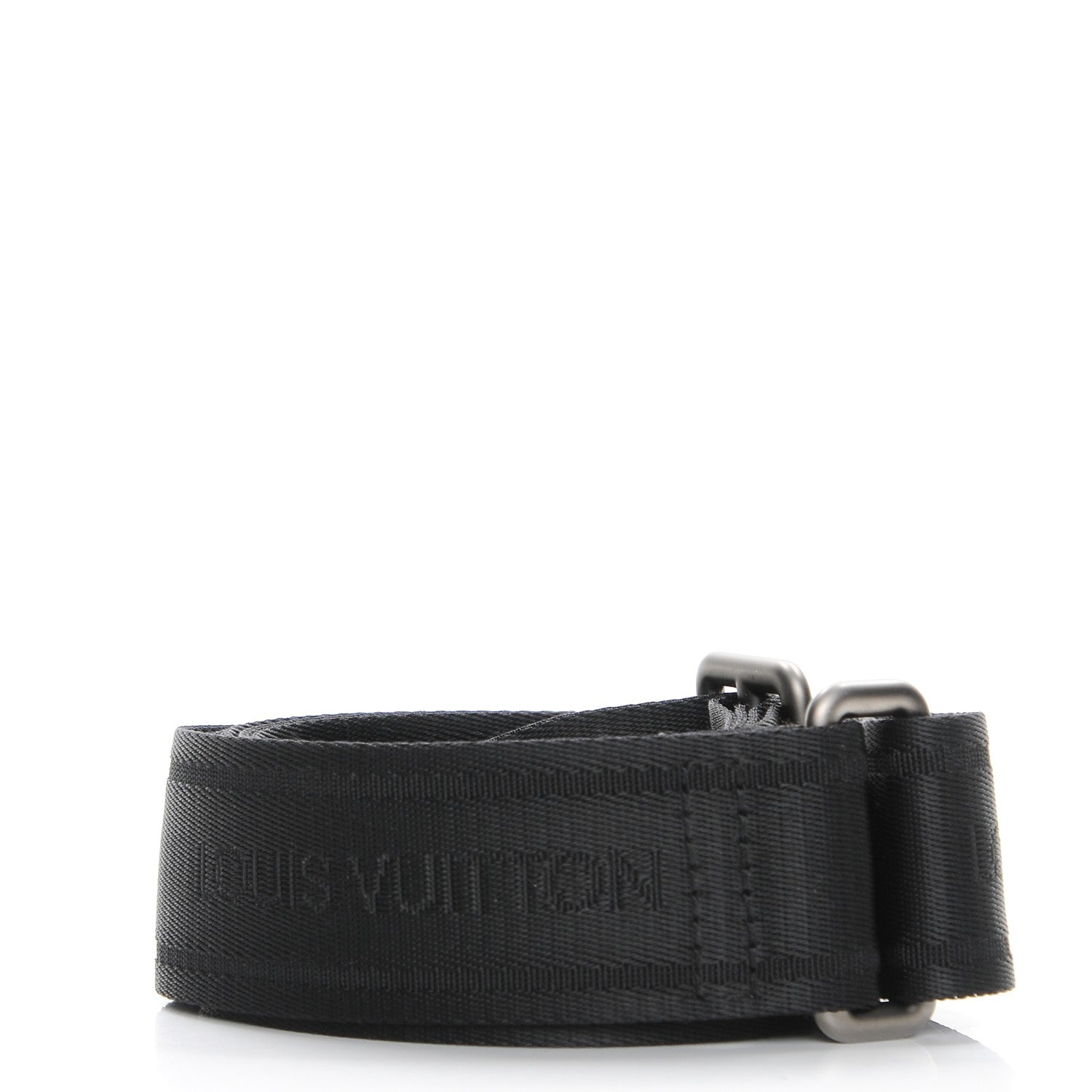 Louis Vuitton Canvas Adjustable Shoulder Strap Black 2 of 5