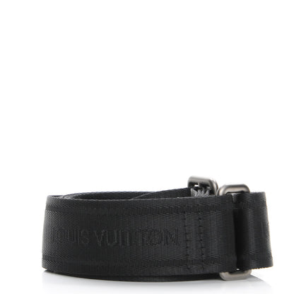Louis Vuitton Canvas Adjustable Shoulder Strap Black 2 of 5
