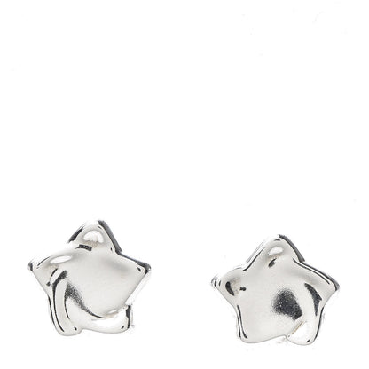 Tiffany Sterling Silver Elsa Peretti Star Earrings 1 of 4
