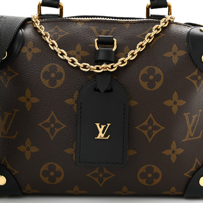 Louis Vuitton Monogram Petite Malle Souple Black 7 of 9