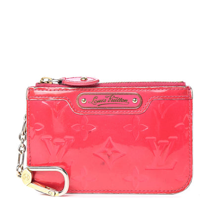 Louis Vuitton Vernis Key Pouch Rose Pop 1 of 7