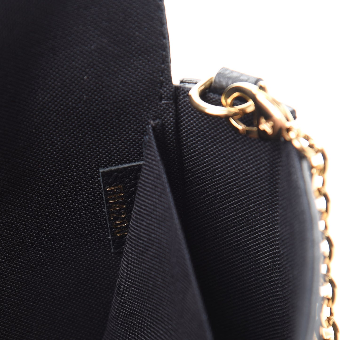 Empreinte Pochette Felicie Chain Wallet Black