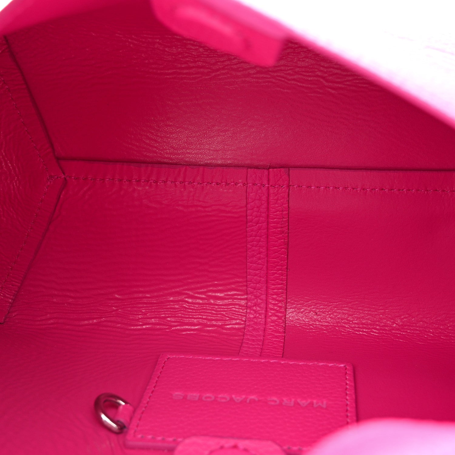 Marc Jacobs Grained Calfskin Mini The Sack Bag Hot Pink 6 of 10