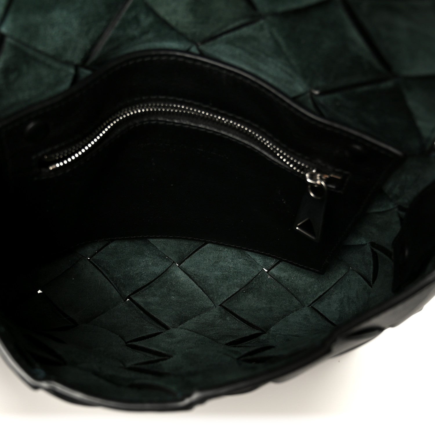 Bottega Veneta Grained Calfskin Intreccio Small Diago Crossbody Bag Black 5 of 11