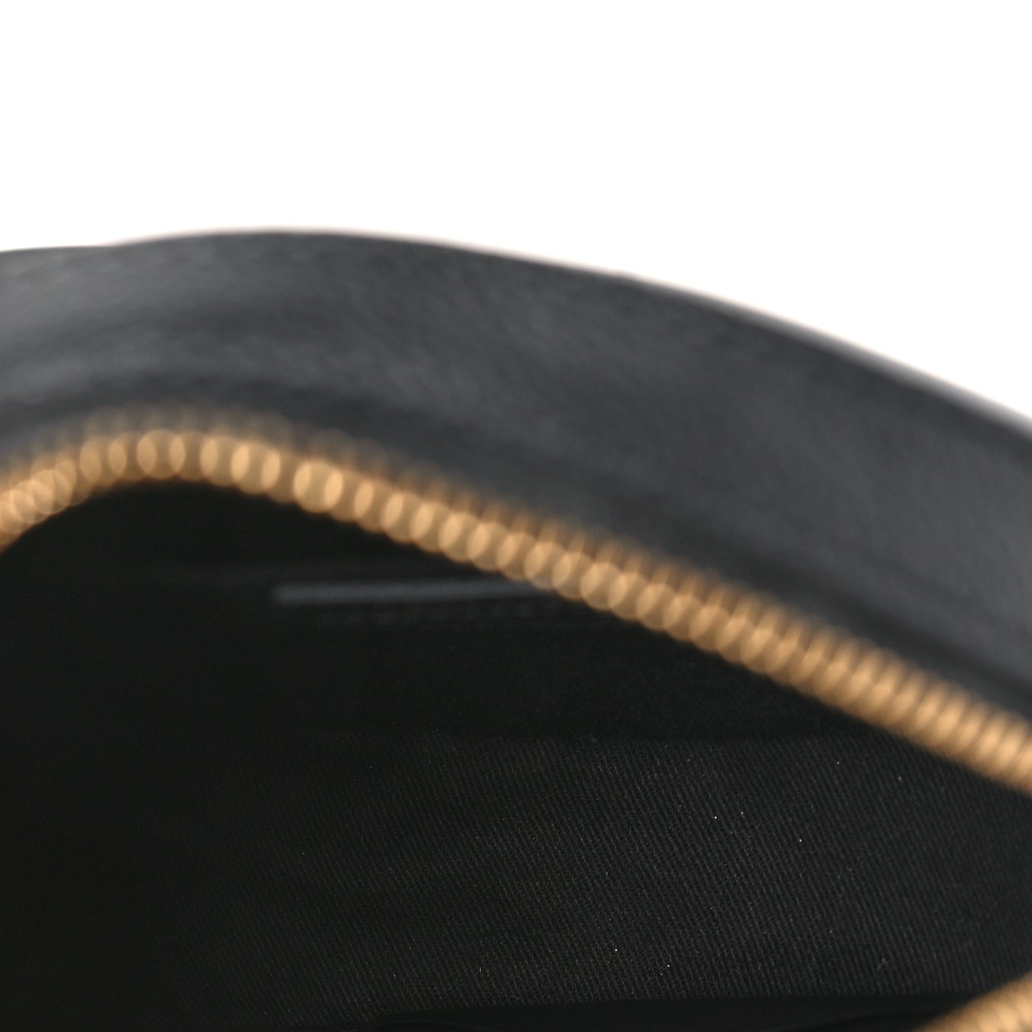 Calfskin La Medusa Round Camera Bag Black