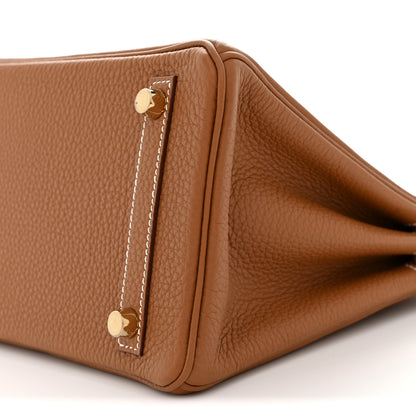 Hermes Togo Birkin 25 Gold 10 of 11