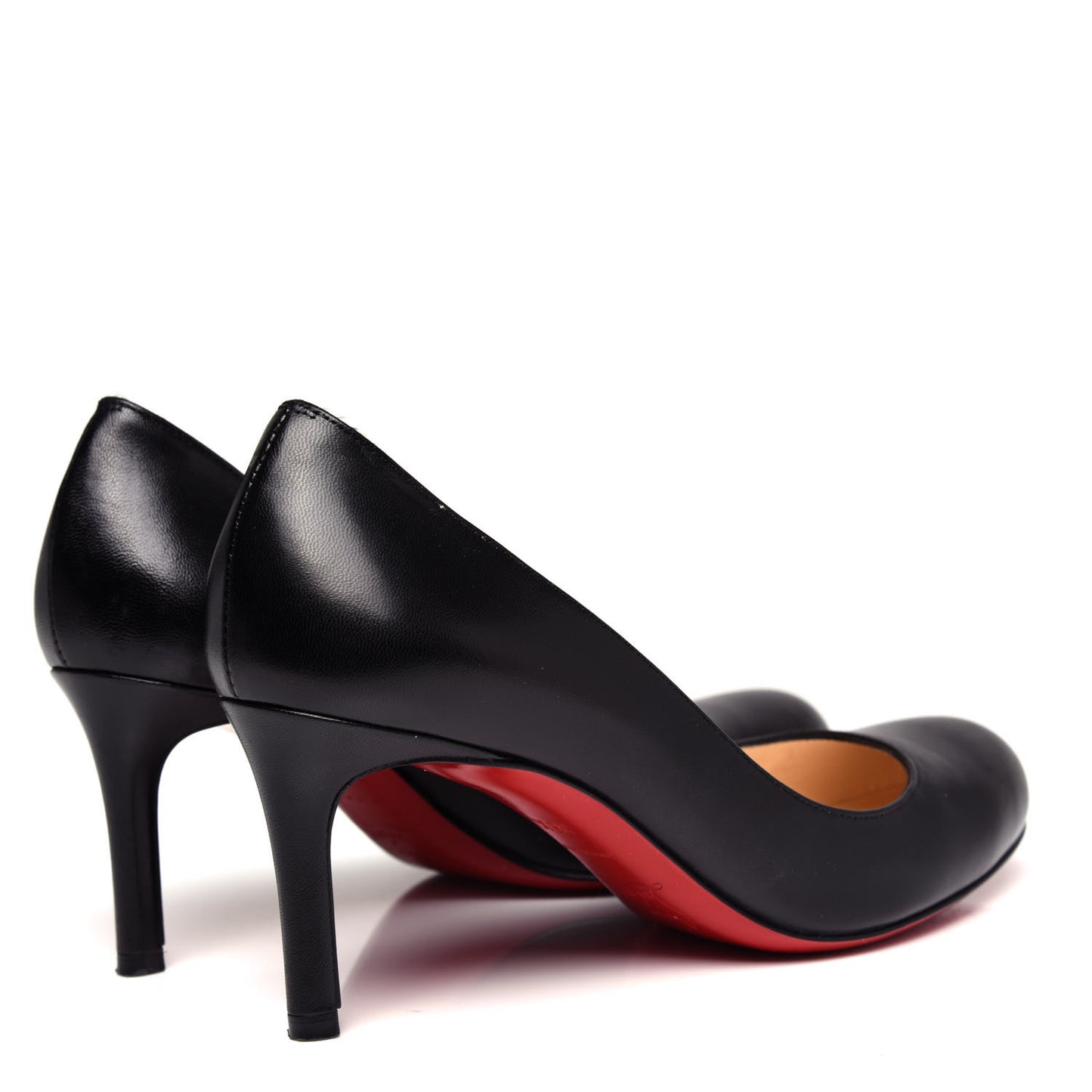 Shiny Nappa Simple 70 Pumps 36.5 Black