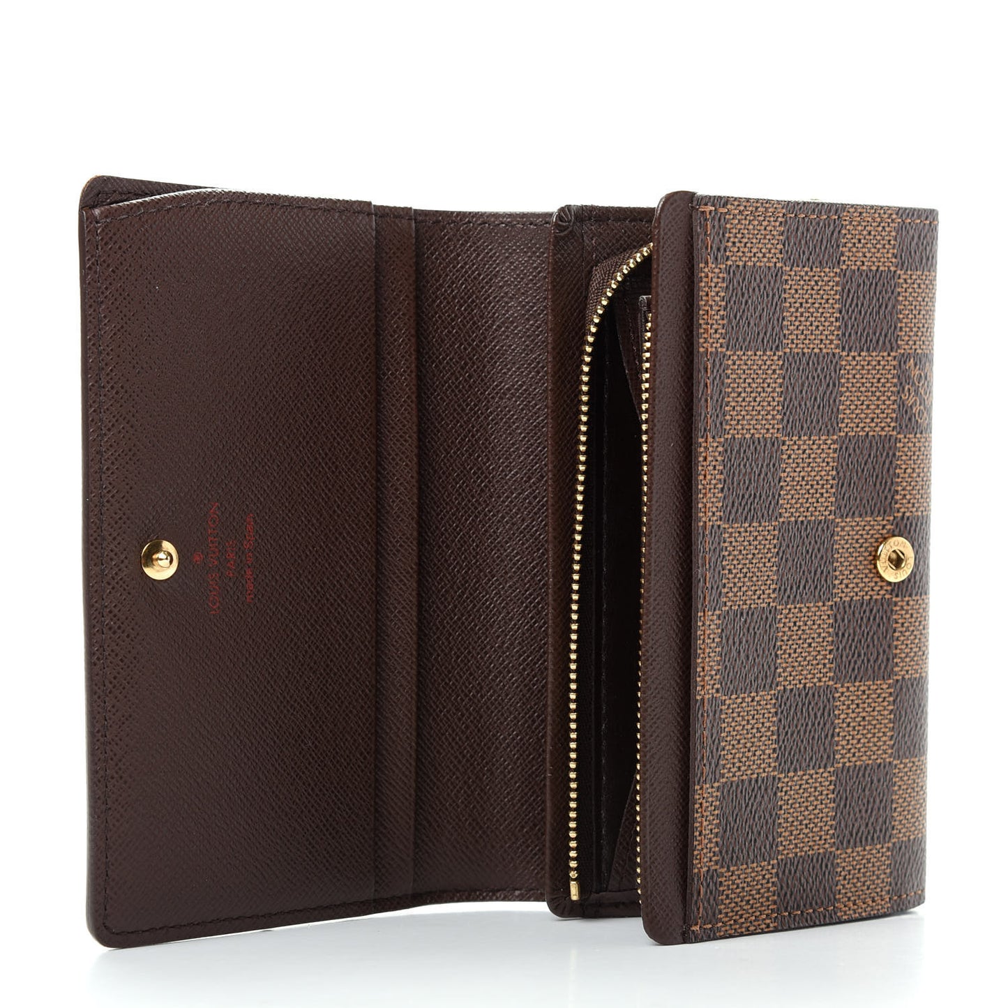 Damier Ebene Porte-Monnaie Billets Tresor Wallet