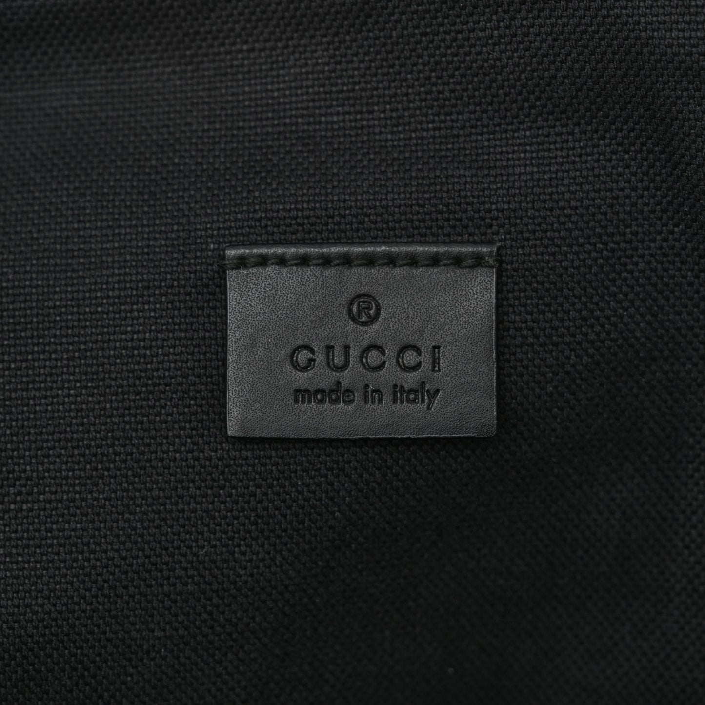 GG Supreme Monogram Web Belt Bag Black Grey