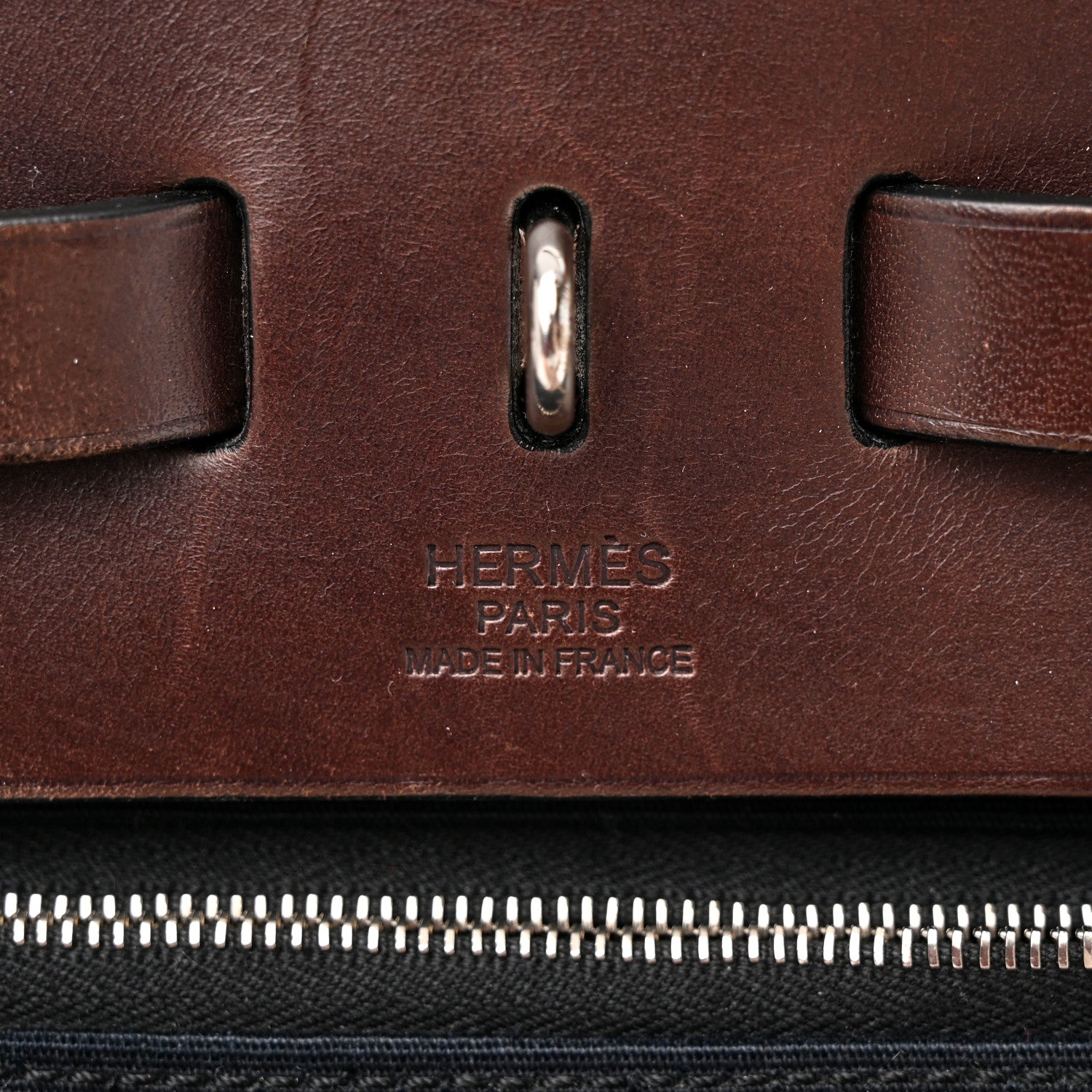 Hermes Toile Vache Hunter Herbag Zip 39 MM Black Ebene 6 of 15