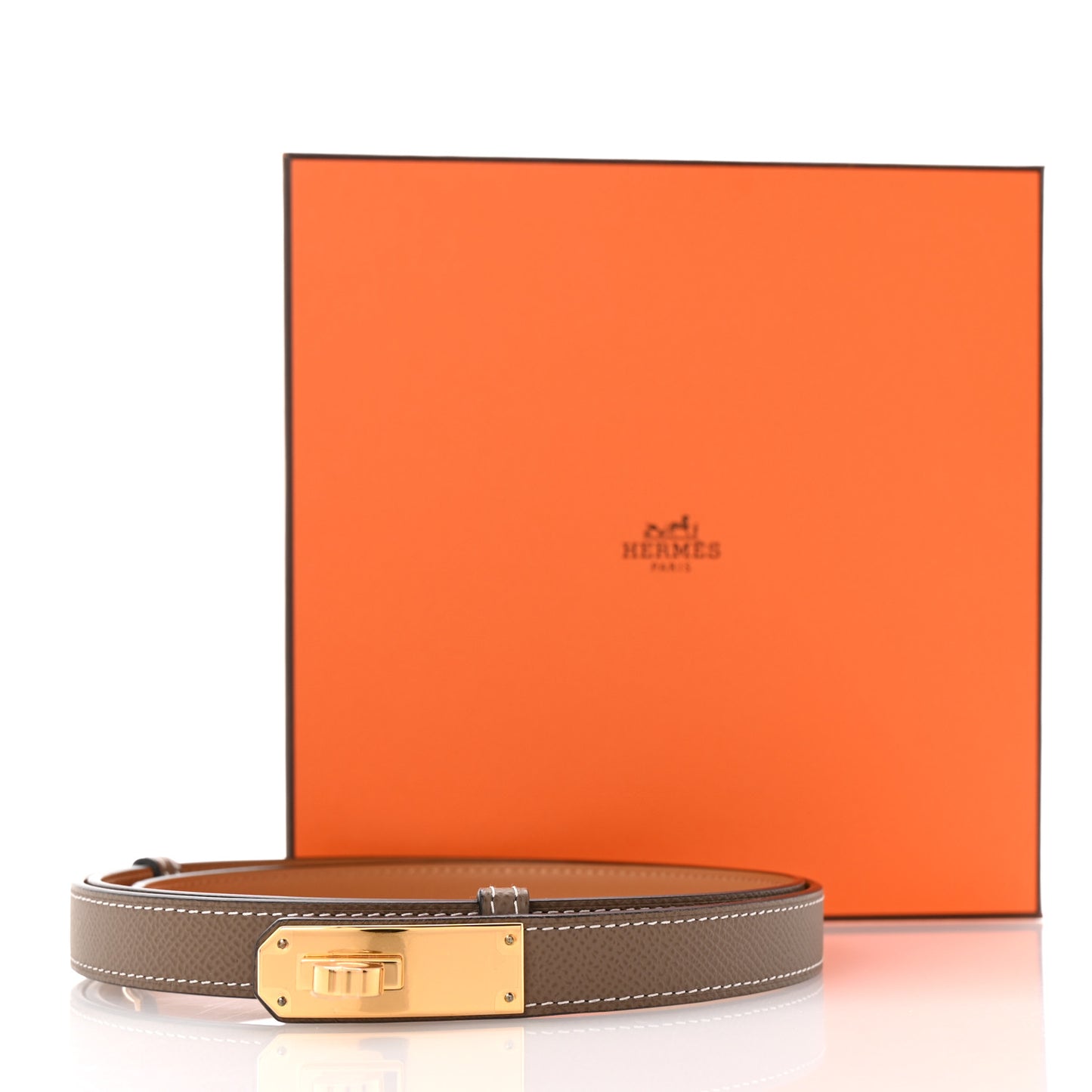 Epsom Kelly Belt Etoupe