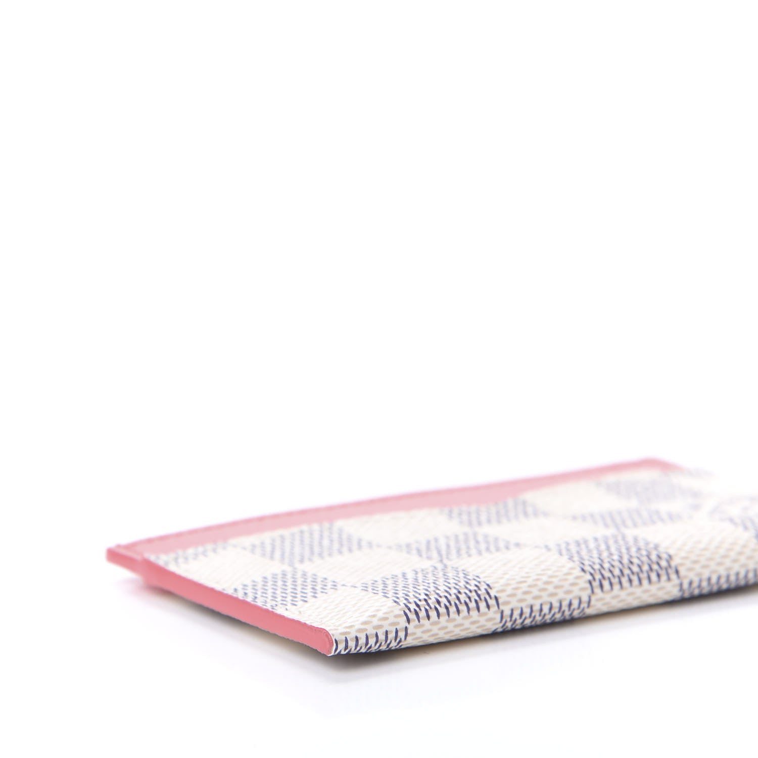 Louis Vuitton Damier Azur Daily Card Holder Rose Papaye 9 of 10