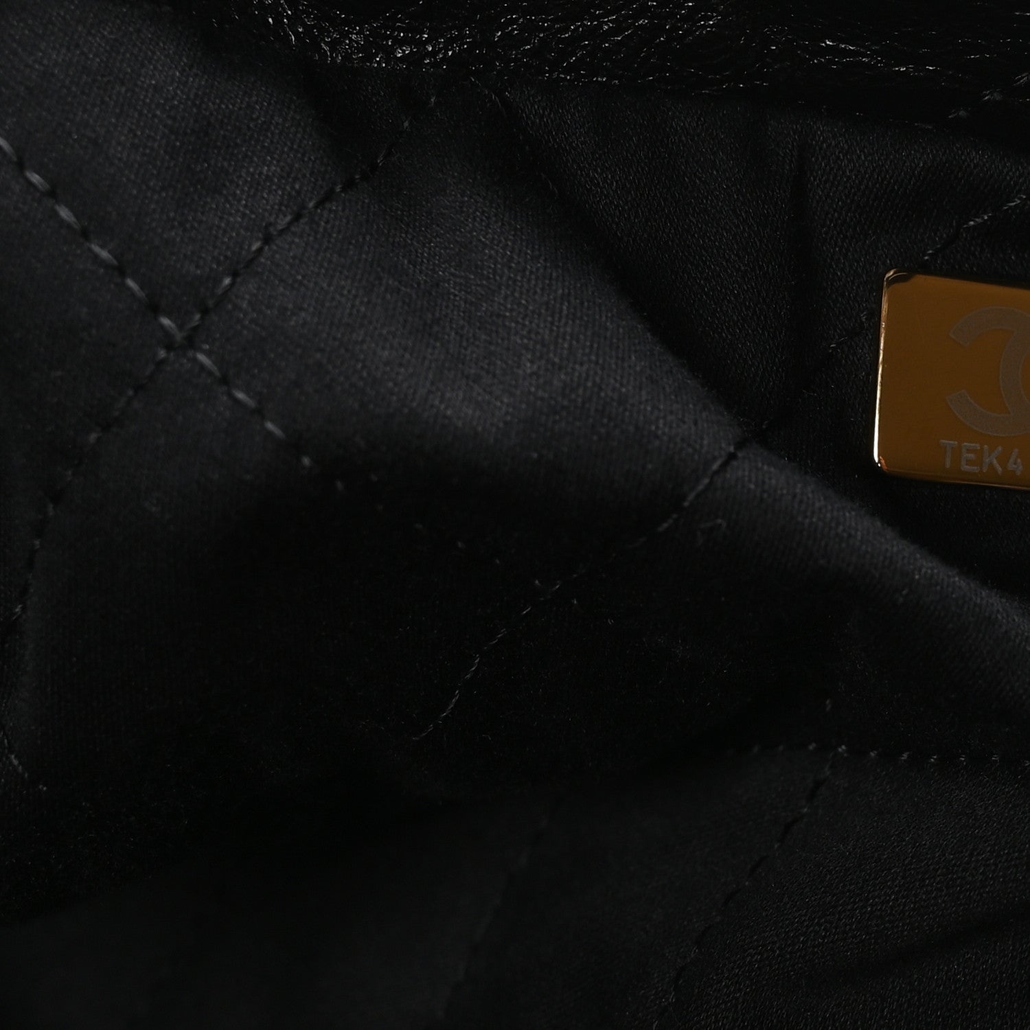 Chanel Shiny Calfskin Quilted Chanel 22 Black 8 of 12