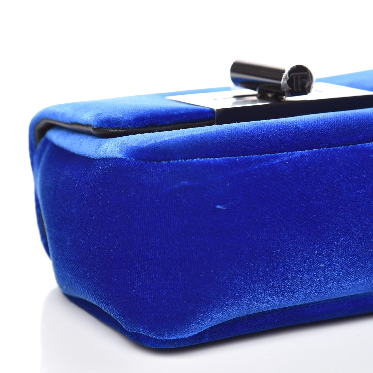 Tom Ford Velvet Mini Natalia Shoulder Bag Imperial Blue 7 of 9