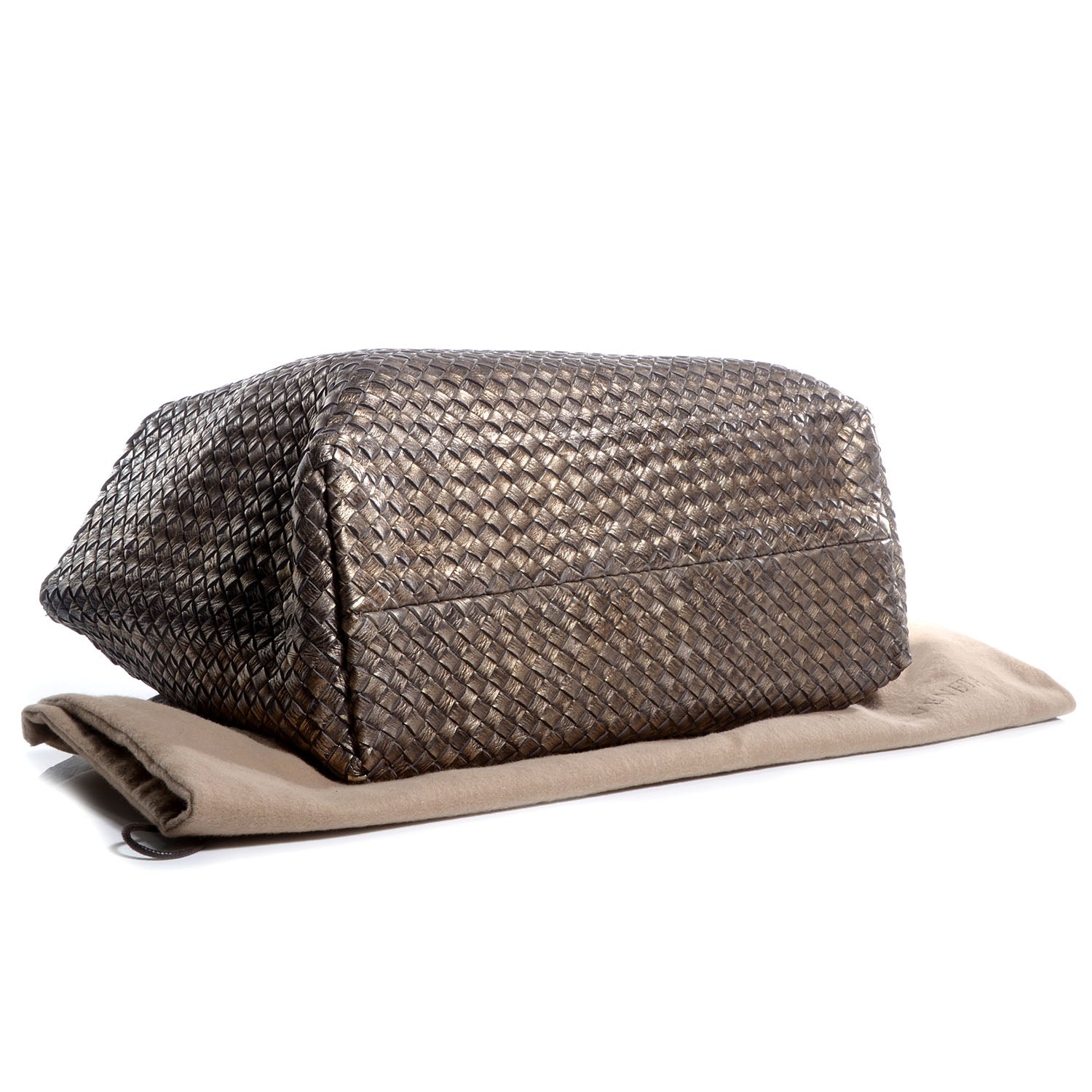 Bottega Veneta Intrecciato Barcelona Medium Cabat Platino Ossidato 5 of 9