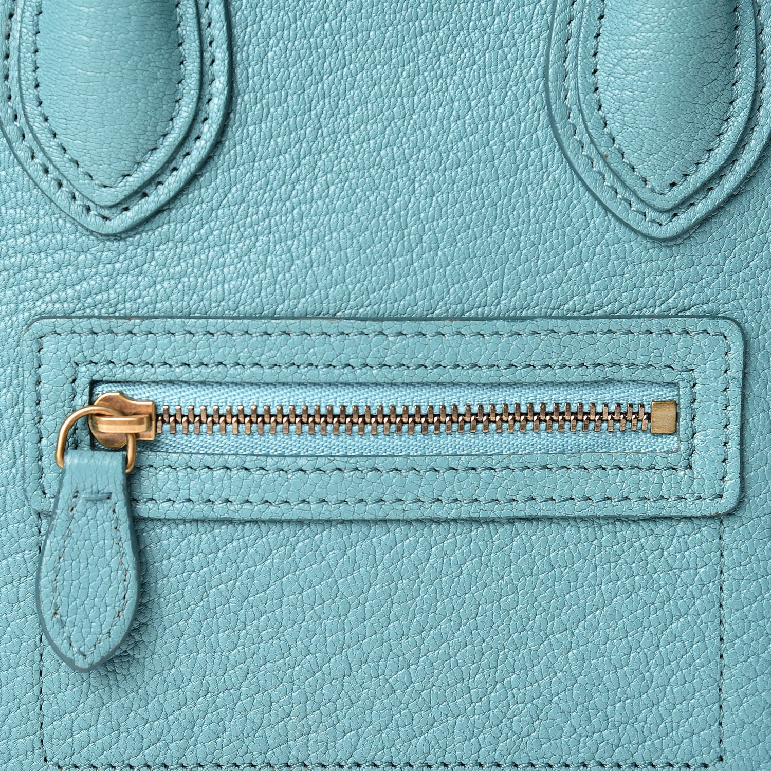 Celine Goatskin Nano Luggage Antarctic 8 of 14