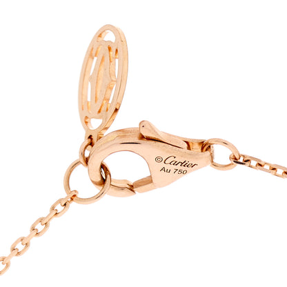Cartier 18K Pink Gold Diamond XS D'Amour Pendant Necklace 1 of 4